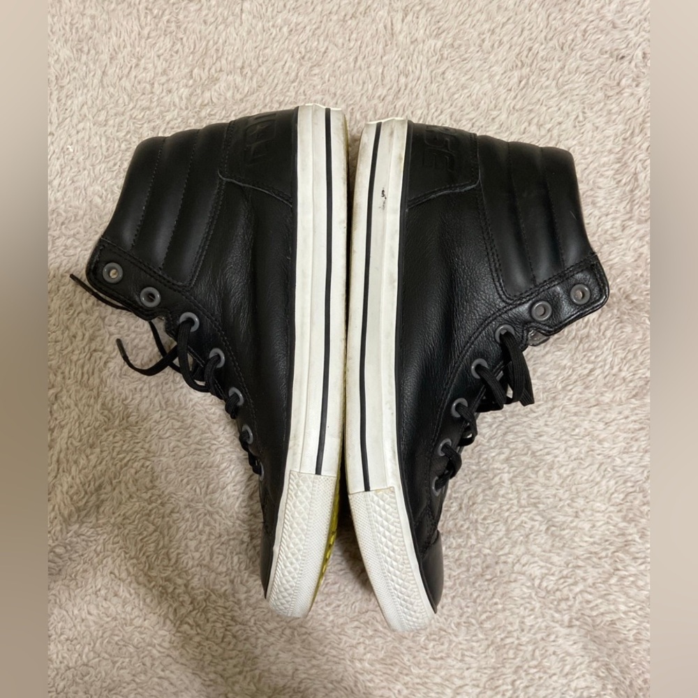 Converse all stars black leather